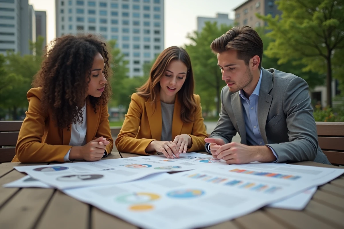 Jeunes discutant autour d